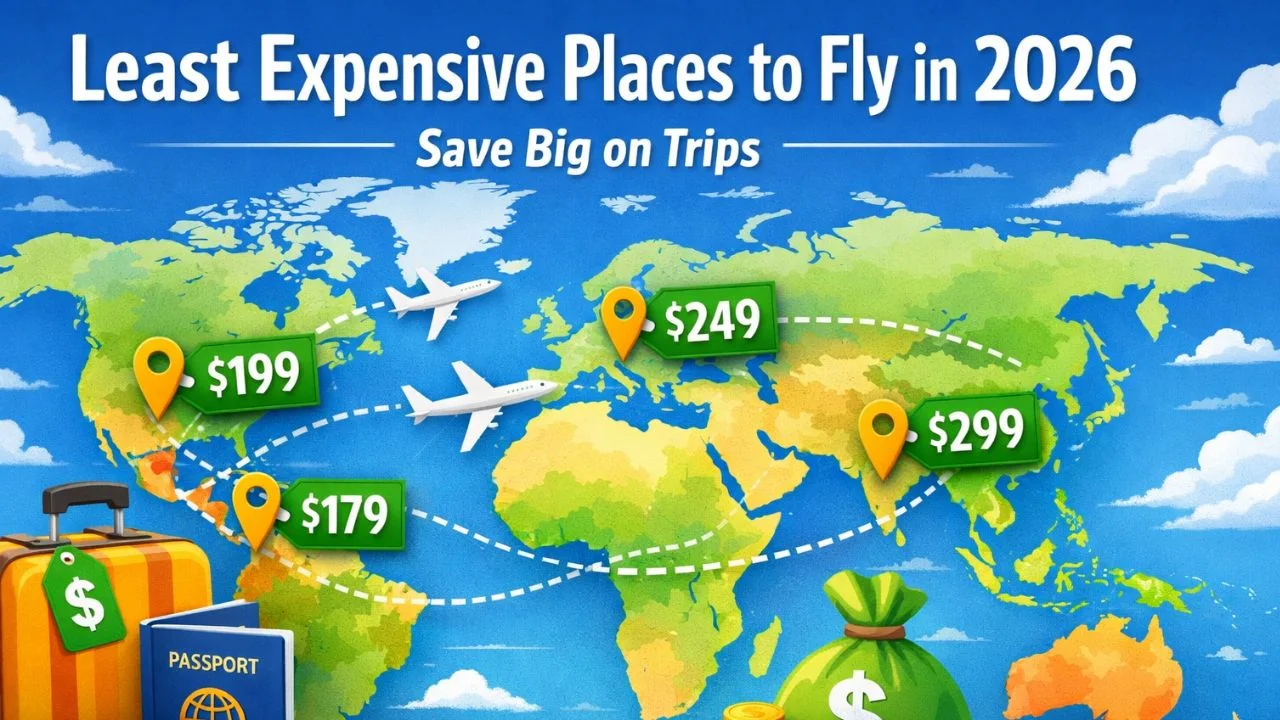 Least Expensive Places to Fly in 2026 Save Big on Trips