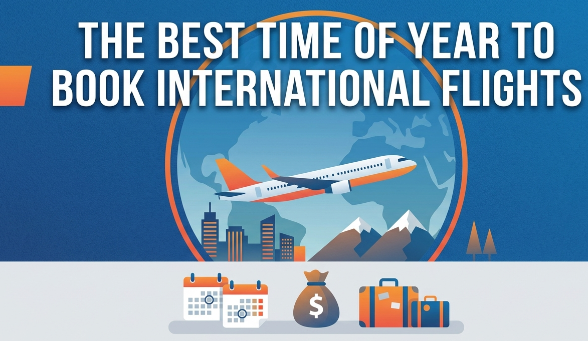 The Best Time of Year to Book International Flights