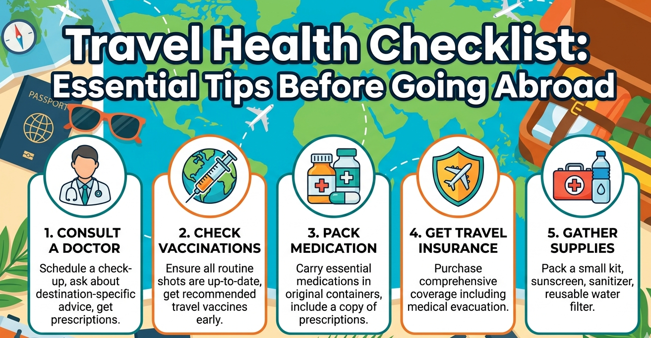 Travel Health Checklist: Essential Tips Before Going Abroad