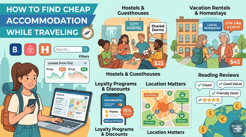 How to Find Cheap Accommodation While Traveling