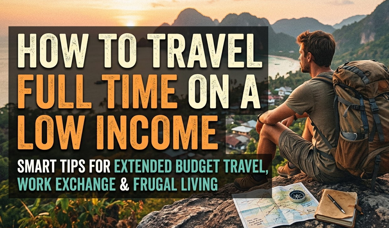 How to Travel Full Time on a Low Income