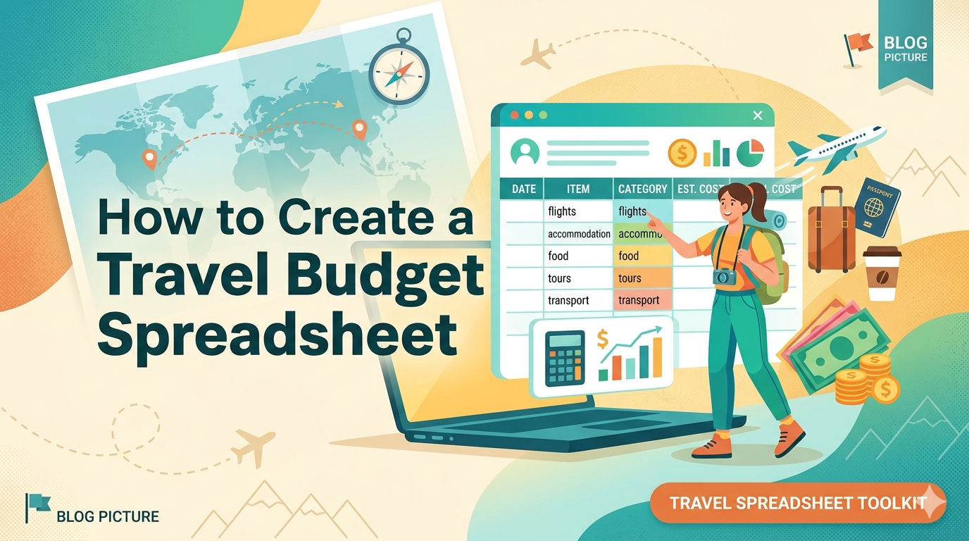 How to Create a Travel Budget Spreadsheet