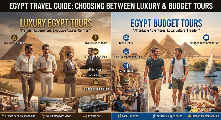 Choosing Between Luxury Egypt Tours and Egypt Budget Tours
